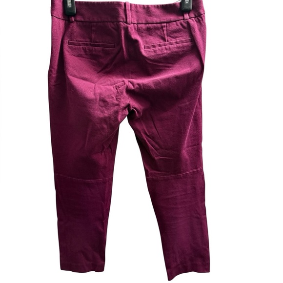 J.Crew Magenta Slim Fit Pants - Size 4 Petite - Picture 2 of 4